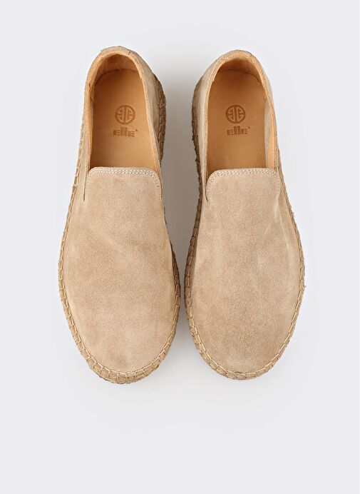 Bej Deri Erkek Günlük Ayakkabı - Görsel 9