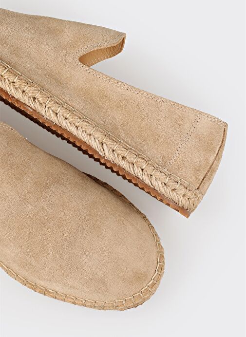 Bej Deri Erkek Günlük Ayakkabı - Görsel 10