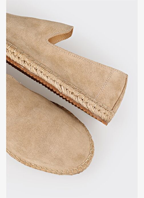 Bej Deri Erkek Günlük Ayakkabı - Görsel 11