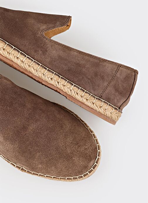 Kahve Deri Erkek Günlük Ayakkabı - Görsel 6