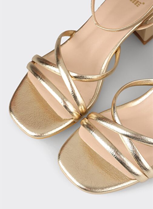 Gold Kadın Günlük Sandalet - Görsel 5