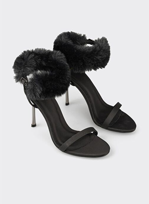 Siyah Kadın Sandalet - Görsel 3