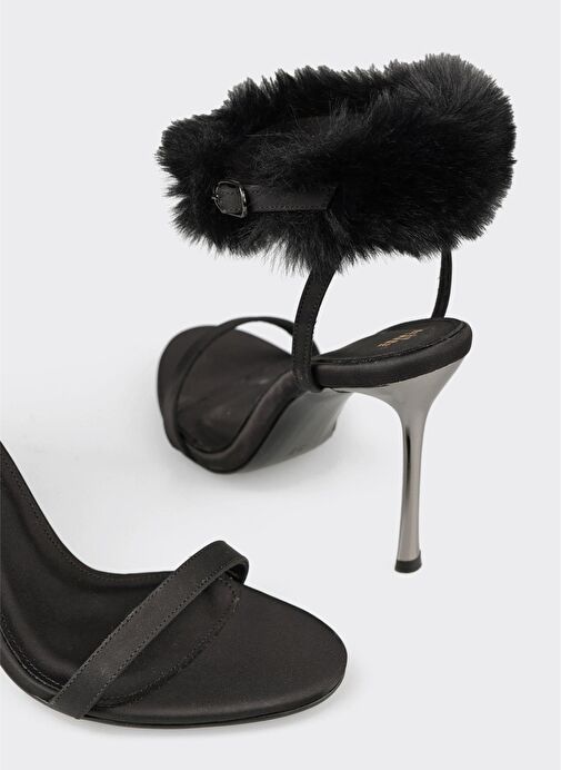 Siyah Kadın Sandalet - Görsel 5