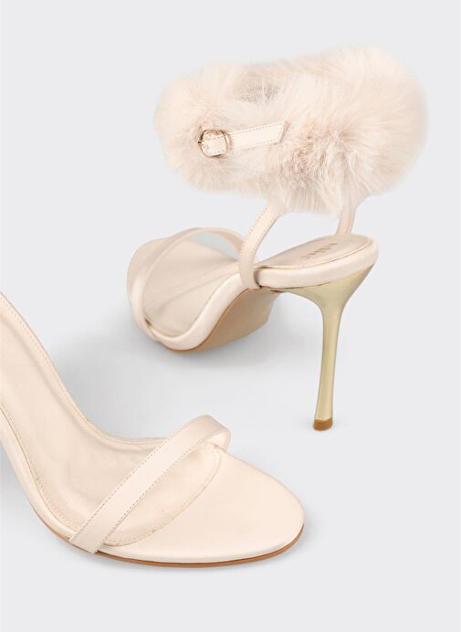 Bej Kadın Sandalet - Görsel 5