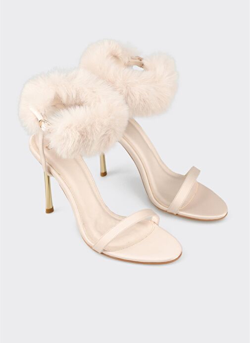 Bej Kadın Sandalet - Görsel 3