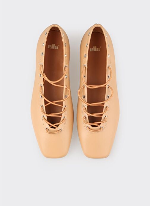 Naturel Deri Kadın Günlük Ayakkabı - Görsel 5