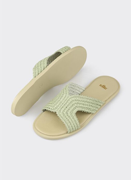 Yeşil Kadın Terlik - Görsel 4