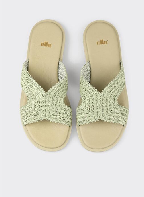 Yeşil Kadın Terlik - Görsel 5