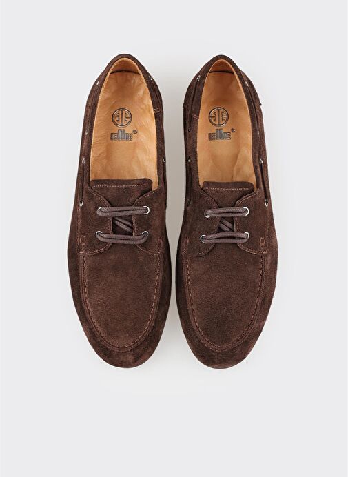 Kahve Deri Erkek Günlük Ayakkabı - Görsel 5