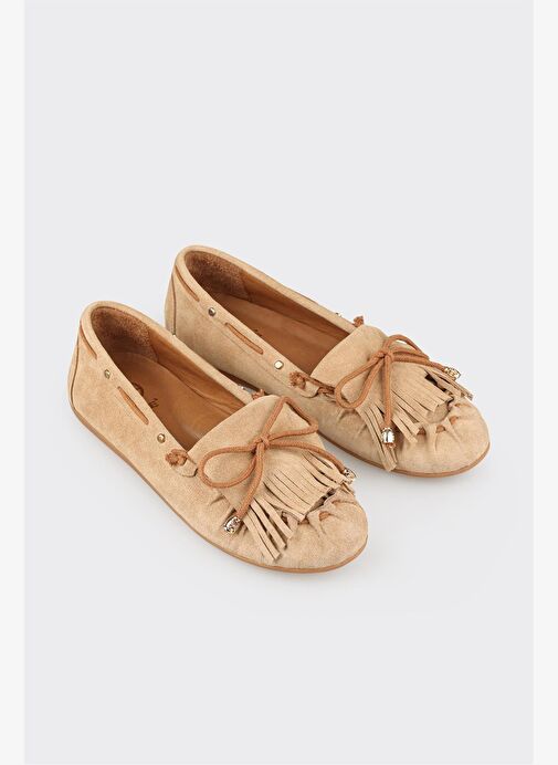 Naturel Deri Kadın Günlük Ayakkabı - Görsel 3