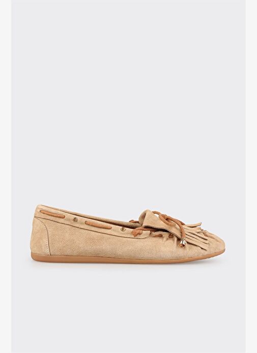 Naturel Deri Kadın Günlük Ayakkabı - Görsel 2