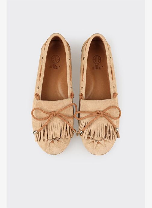 Naturel Deri Kadın Günlük Ayakkabı - Görsel 5