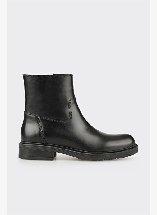 Siyah Deri Kadın Günlük Bot - Görsel 2