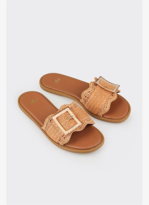 Naturel Kadın Terlik - Görsel 3