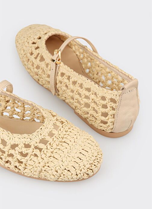 Bej Kadın Günlük Ayakkabı - Görsel 3