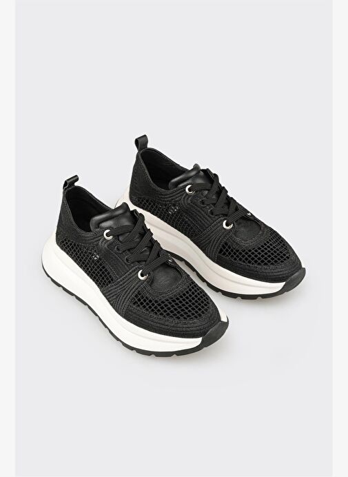 Siyah Kadın Spor Ayakkabı - Görsel 5