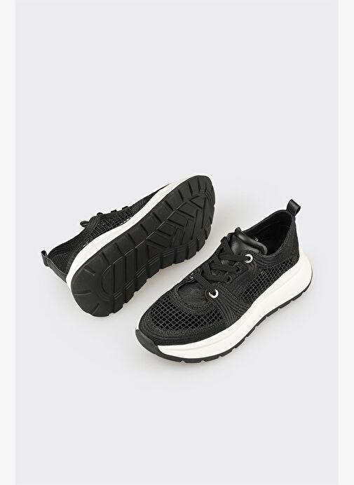 Siyah Kadın Spor Ayakkabı - Görsel 7