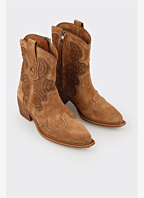 Taba Deri Kadın Günlük Bot - Görsel 3