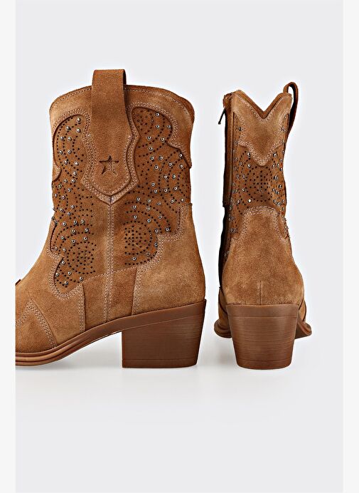 Taba Deri Kadın Günlük Bot - Görsel 5