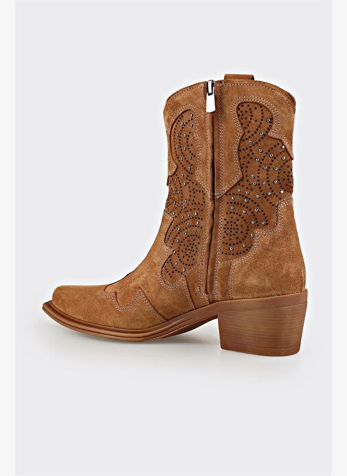 Taba Deri Kadın Günlük Bot - Görsel 4