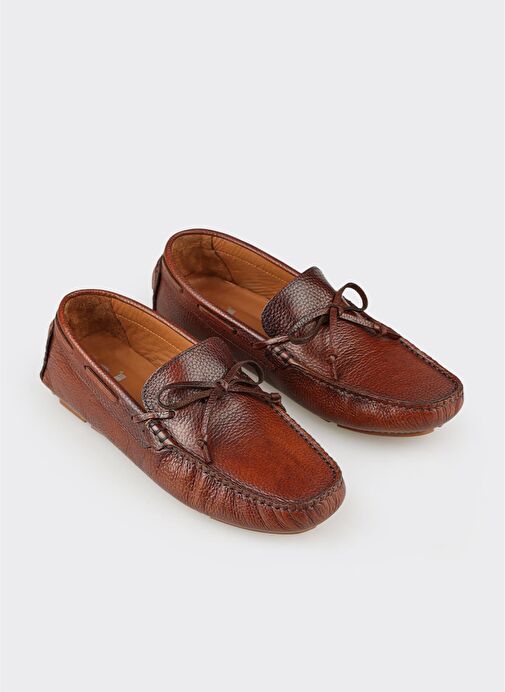 Taba Deri Erkek Günlük Ayakkabı - Görsel 3