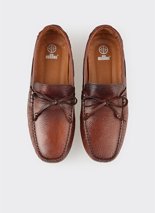 Taba Deri Erkek Günlük Ayakkabı - Görsel 5