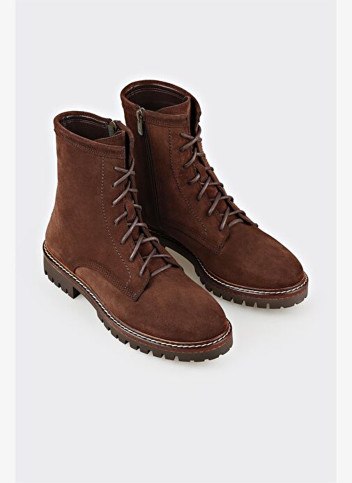 Kahve Deri Kadın Günlük Bot - Görsel 3