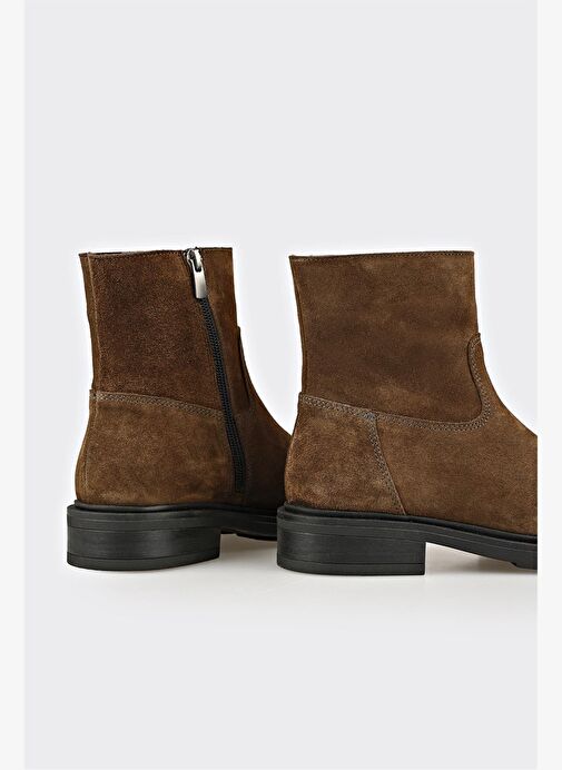 Haki Deri Kadın Günlük Bot - Görsel 5