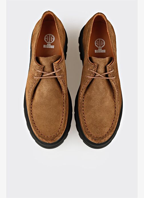 Taba Deri Kadın Günlük Ayakkabı - Görsel 5