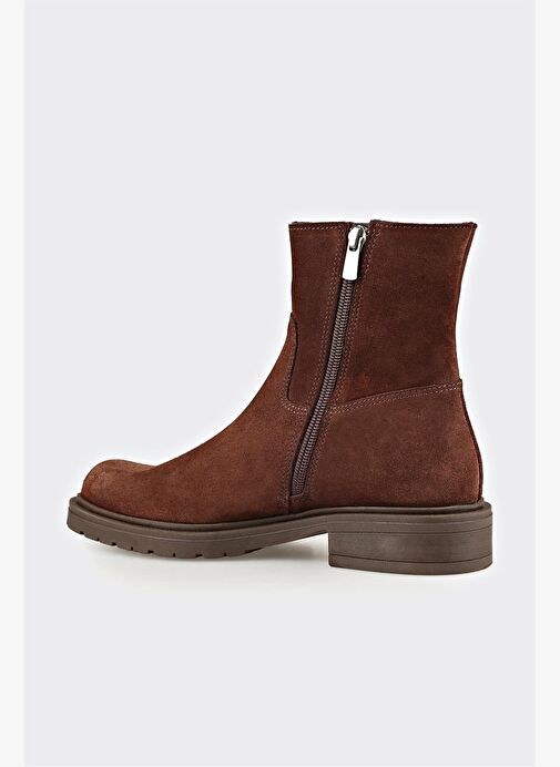 Kahve Deri Kadın Günlük Bot - Görsel 4