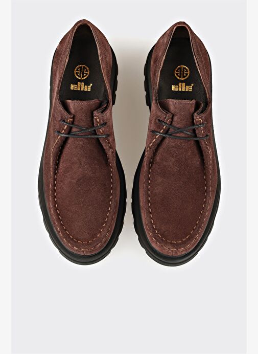 Kahve Deri Kadın Günlük Ayakkabı - Görsel 5