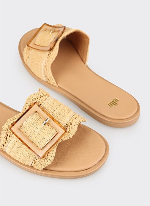 Bej Kadın Terlik - Görsel 6