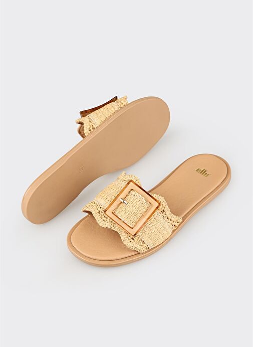 Bej Kadın Terlik - Görsel 4