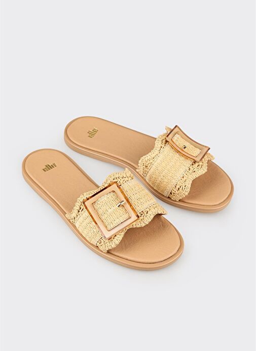 Bej Kadın Terlik - Görsel 3