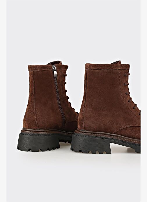 Kahve Deri Kadın Günlük Bot - Görsel 5