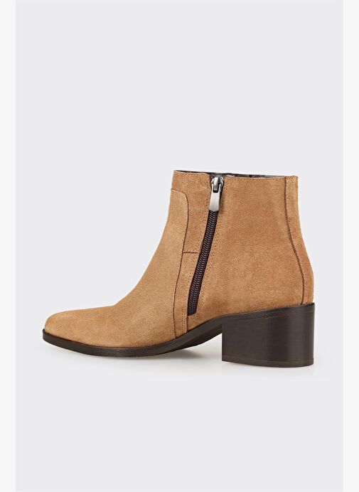 Taba Deri Kadın Klasik Bot - Görsel 4