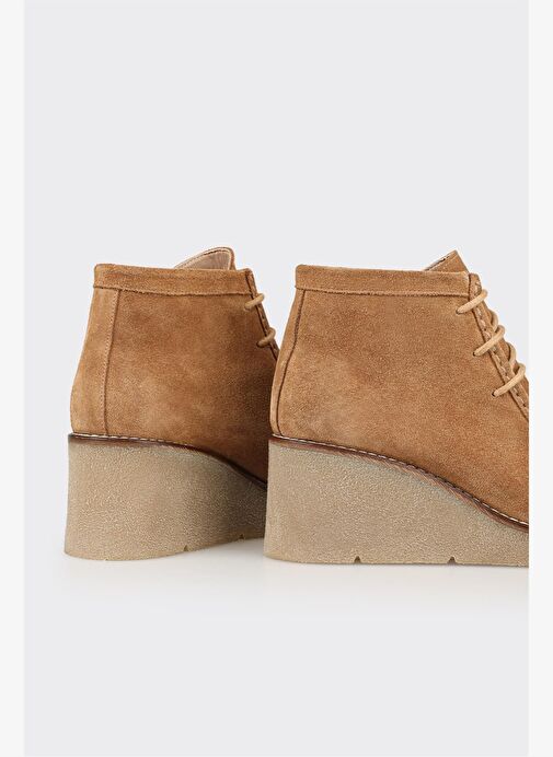 Taba Deri Kadın Klasik Bot - Görsel 5