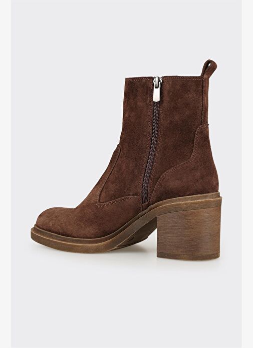 Kahve Deri Kadın Günlük Bot - Görsel 4