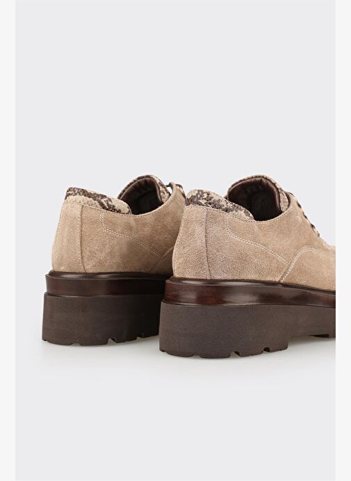 Vizon Deri Kadın Günlük Ayakkabı - Görsel 6