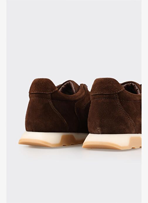 Kahve Deri Kadın Spor Ayakkabı - Görsel 3