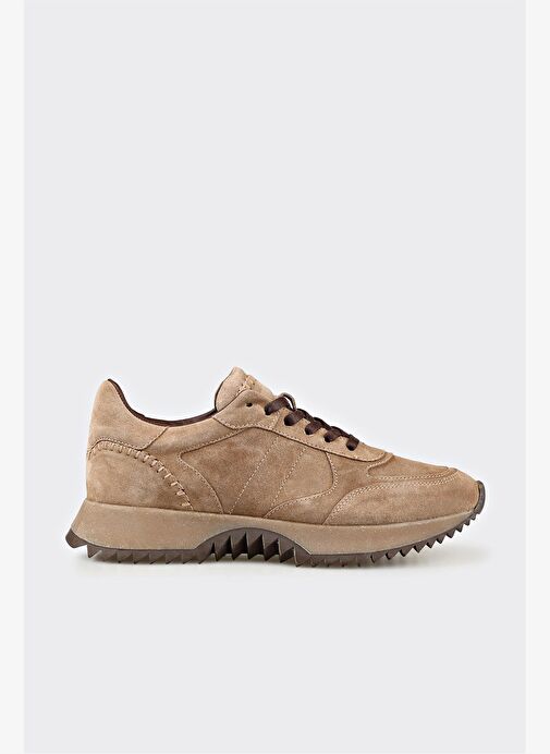 Vizon Deri Kadın Spor Ayakkabı - Görsel 2