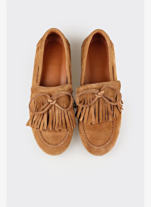 Naturel Deri Kadın Günlük Ayakkabı - Görsel 5