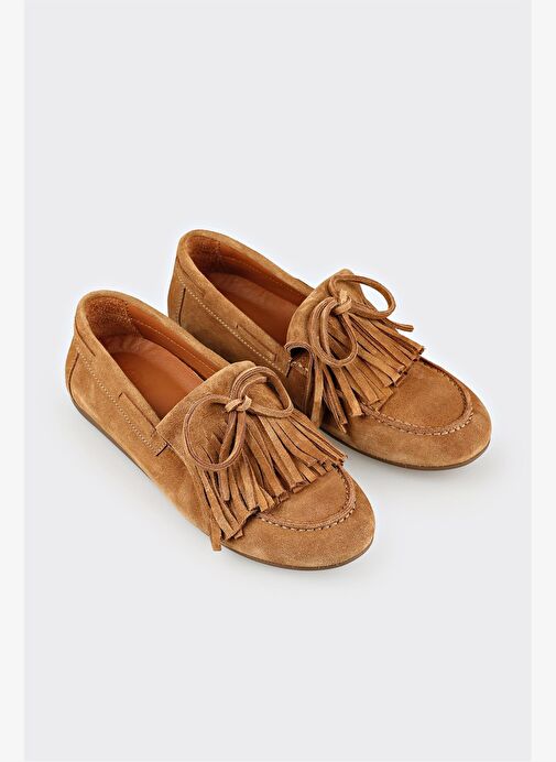 Naturel Deri Kadın Günlük Ayakkabı - Görsel 3