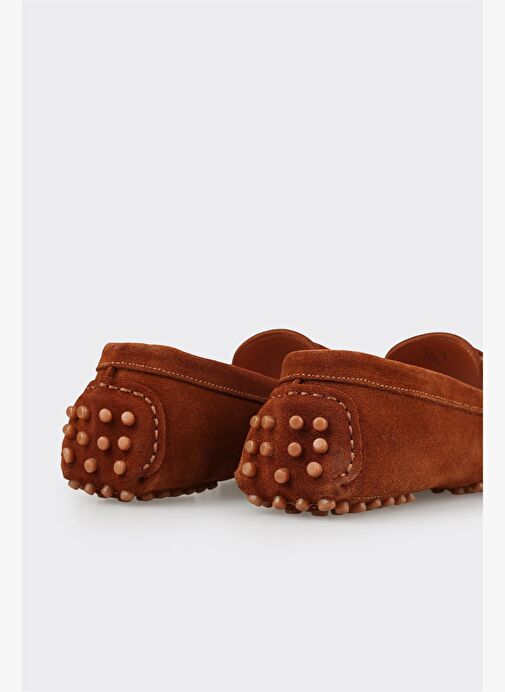 Taba Deri Kadın Günlük Ayakkabı - Görsel 6