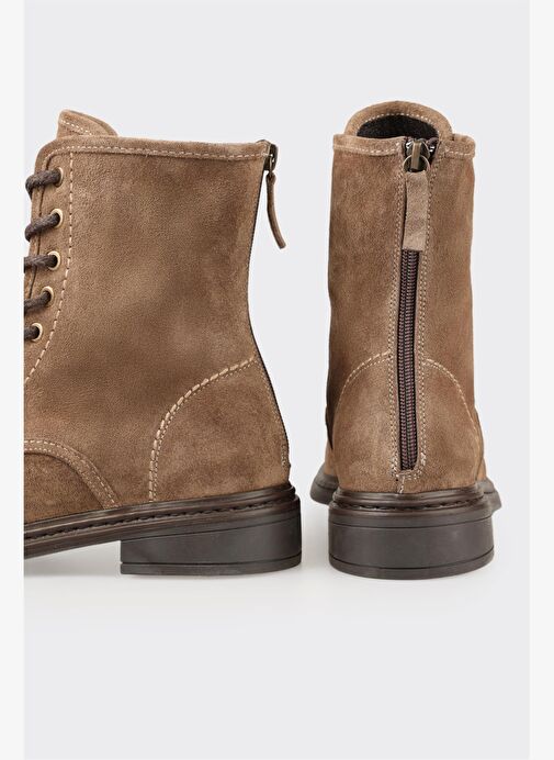 Bej Deri Kadın Günlük Bot - Görsel 5