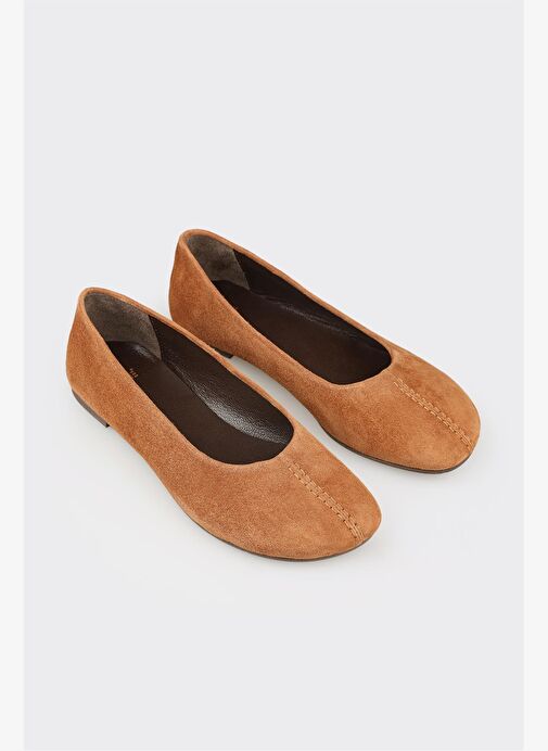 Naturel Deri Kadın Günlük Ayakkabı - Görsel 3