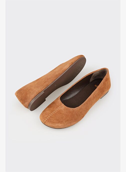 Naturel Deri Kadın Günlük Ayakkabı - Görsel 4