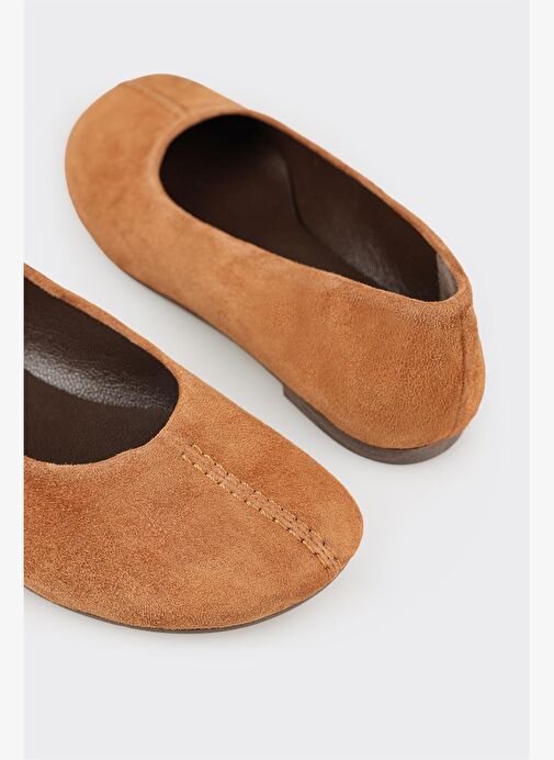 Naturel Deri Kadın Günlük Ayakkabı - Görsel 6