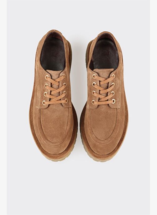 Naturel Deri Kadın Günlük Ayakkabı - Görsel 5