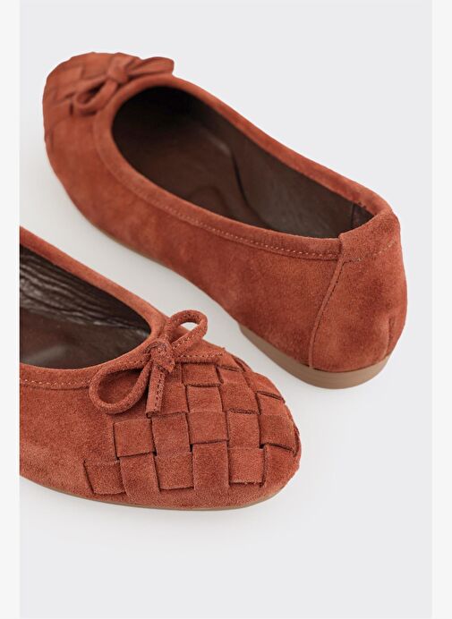 Taba Deri Kadın Günlük Ayakkabı - Görsel 6